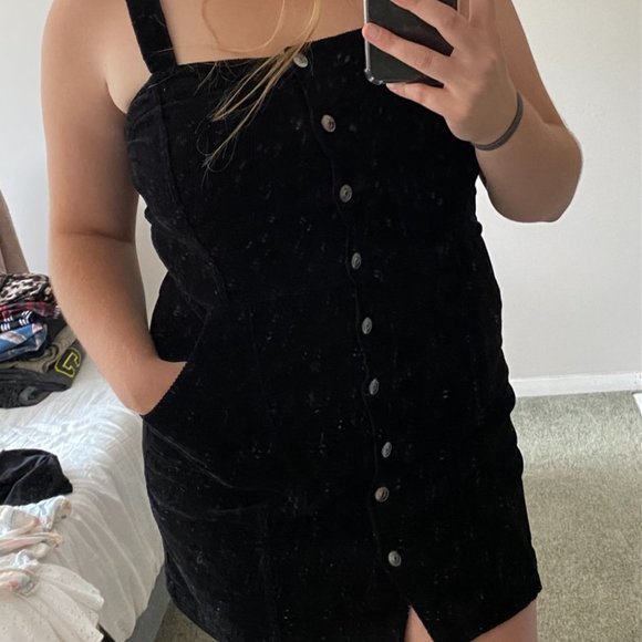 Corduroy Button Down Dress - Picture 4 of 4